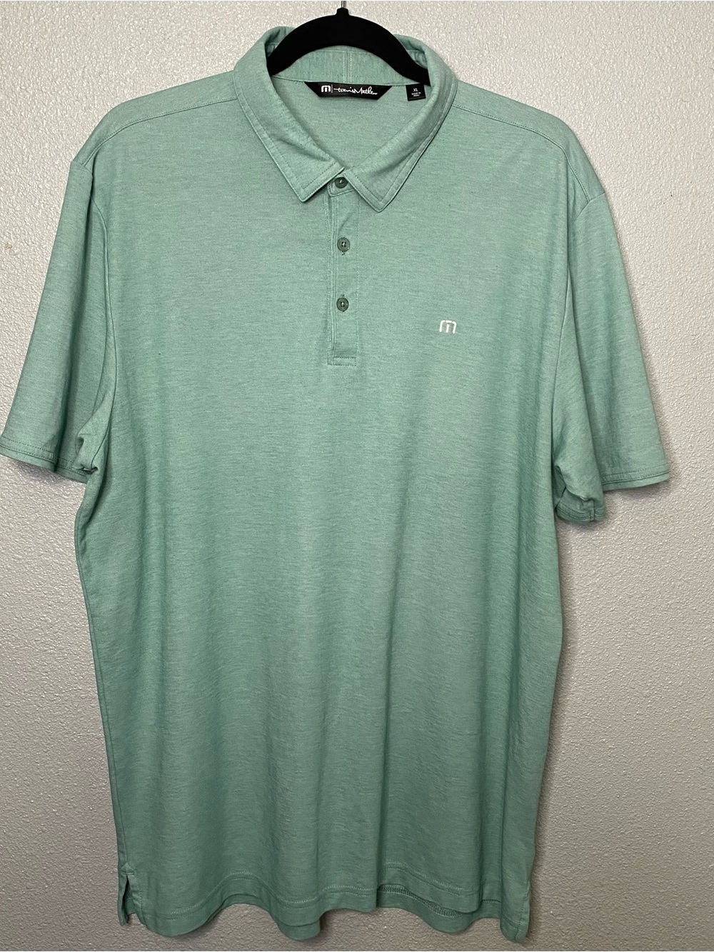 Travis Mathew XL Light Mint Green Polo